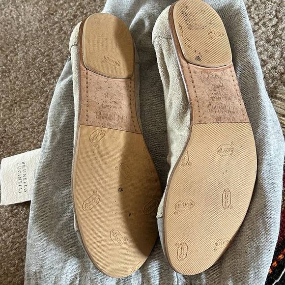 Brunello Cucinelli suede Ballet Flats US size 6.5 - Picture 9 of 9